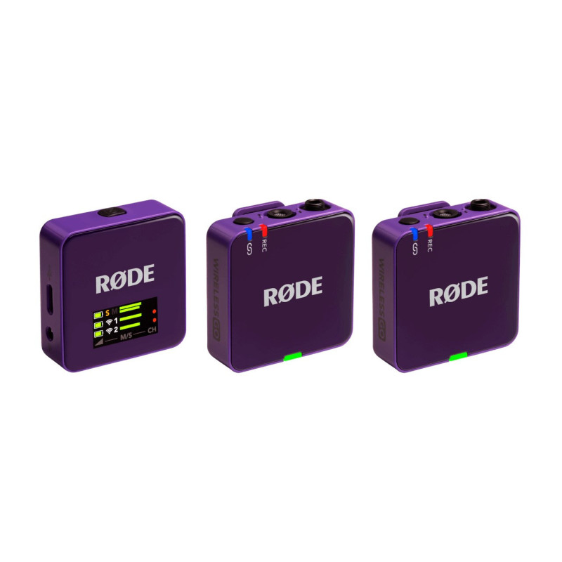 RØDE Wireless GO III Purple - belaidė mikrofonų sistema (violetinė)