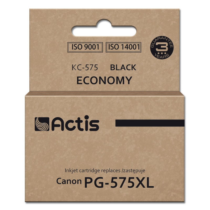 Actis KC-575 Canon spausdintuvo rašalas, pakaitinis Canon PG-575XL Supreme 16,5 ml juodas