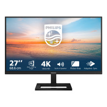 Philips 1000 series 27E1N1800AE / 00 computer monitor 68.6 cm (27") 3840 x 2160 pixels 4K Ultra HD LED Black