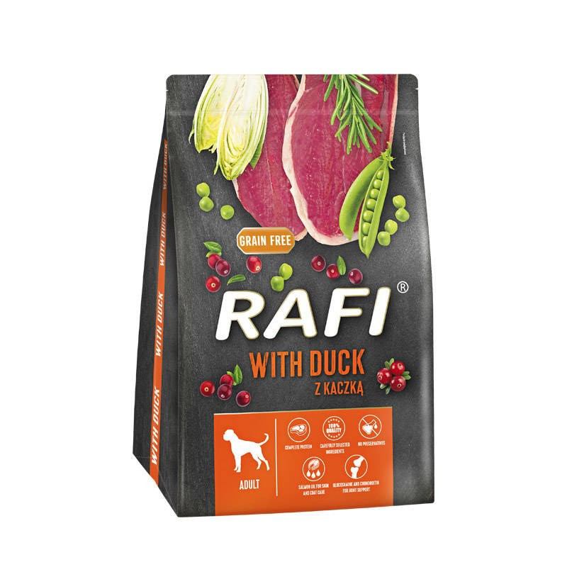 RAFI Adult with duck - dry dog food - 3kg