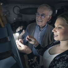 Ledlenser P6R Black Hand flashlight LED