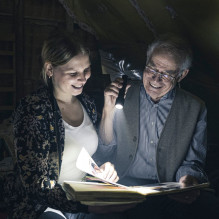 Ledlenser P6R juodas rankinis žibintuvėlis LED