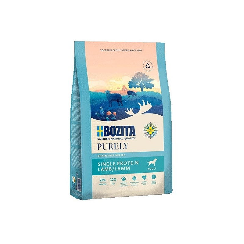 BOZITA Purely Adult Lamb - dry dog food - 11kg