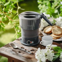 ADLER AD 1377g grey silicone kettle