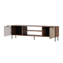Cama ALMERA TV cabinet 180.5x42x52.5 walnut / cashmere