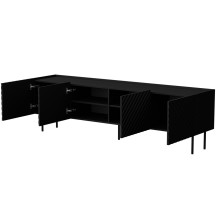 Cama LUCCA 4D TV spintelė 200x40x59 juoda