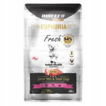 BIOFEED Euphoria Fresh Junior Turkey and Triusis XS / S - sausas šunų ėdalas - 500 g