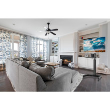 „Techly“ vežimėlio grindų atrama su lentyna, LCD / LED televizorius, 32–65 pėdų