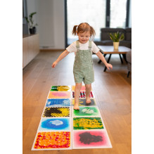 Tullo Sensory path - colorful sensory tiles with liquid 4 pcs