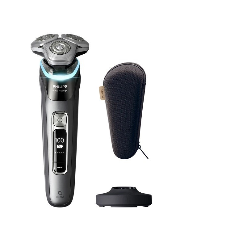 „Philips i9000 Prestige XP9202/10“ elektrinis skustuvas drėgnam ir sausam skutimui su „SkinIQ“