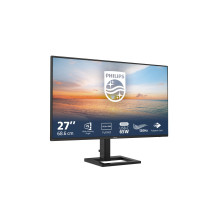 „Philips 1000“ serijos 27E1N1300AE / 00 LED ekranas 68,6 cm (27 colių) 1920 x 1080 pikselių „Full HD“ LCD juodas