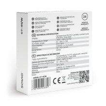 SAVIO Wireless weather station, temperature and humidity sensor, for indoor use, LCD screen, clock, date, handle with ma