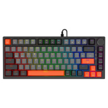 Savio ASTRAL BLACK JADE 3 COLOURS žaidimų klaviatūra USB QWERTY US International