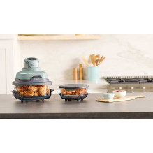 Ninja CRISPi Single 3.8 L 1700 W Hot air fryer Green, Grey, Transparent