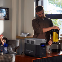 Nešiojama elektrinė „EcoFlow DELTA 2 Max“ su ličio geležies fosfatu (LiFePO4) 2400 W, 23 kg