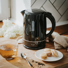 ADLER 1385B BLACK WHITE ELECTRIC KETTLE ADLER 1385B BLACK WHITE ELECTRIC KETTLE