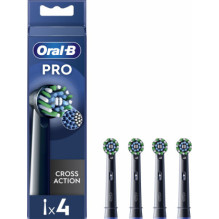 Oral-B EB50-4 CrossAction juodų dantų šepetėlių rinkinys Oral-B EB50-4 CrossAction juodų dantų šepetėlių rinkinys