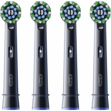 Oral-B EB50-4 CrossAction juodų dantų šepetėlių rinkinys Oral-B EB50-4 CrossAction juodų dantų šepetėlių rinkinys