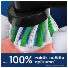 Oral-B EB50-4 CrossAction juodų dantų šepetėlių rinkinys Oral-B EB50-4 CrossAction juodų dantų šepetėlių rinkinys