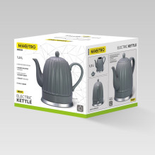 Ceramic electric kettle MAESTRO MR-077 1.5l 1500W Grey Ceramic electric kettle MAESTRO MR-077 1.5l 1500W Grey