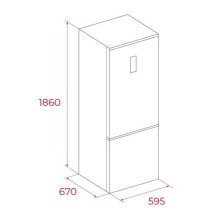 Teka RBF 54650 SS Fridge-freezer Total No Frost 401 L stainless steel
