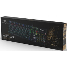 Aula S2022 RGB laidinė mechaninė klaviatūra (EN / RU)