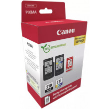 „Canon PG-510 / CL-511“ spalvotas spausdintuvas + fotopopierius – ekonomiškas rinkinys