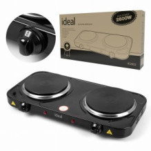 IDEAL 2 kaitviečių elektrinė viryklė, maksimali galia 2600 W