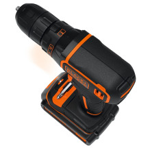Black &amp; Decker BDCDC18KB-QW drill Keyless Black, Orange