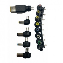 Riff „GX-96W universalus nešiojamojo kompiuterio įkroviklis, 13 prievadų, 96 W, juodas“