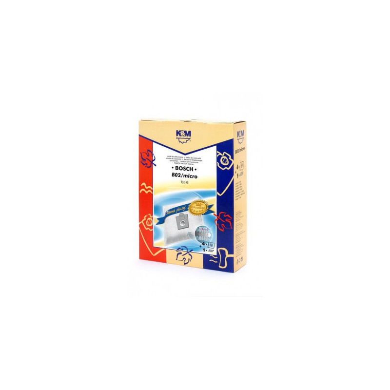 KM BOSCH / SIEMENS tipo D / E / G / H KM-B02 (4 vnt.)