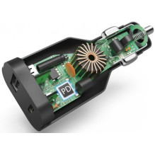 Hama universalus USB-C automobilio įkroviklis PD 5-20V / 70W