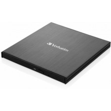 Verbatim 43886 External Slimline CD / DVD Writer Black
