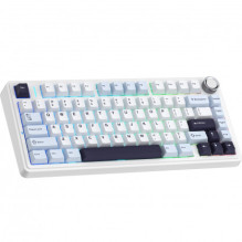 Aula F75 EN / RU Layout Mechanical Gaming keyboard White Ice vein switch