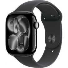 Apple Watch Series 11 Cellular 42mm Jet Black / Black Sport Band - S / M