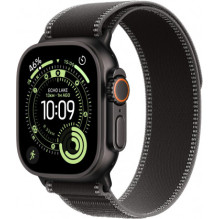 Apple Watch Ultra 3 49mm Black Titanium / Black / Charcoal Trail Loop - S / M