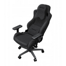 Anda Seat Kaiser 2 Pro XL žaidimų kėdė, tamsiai pilka, su audinio apmušalais, pasukama
