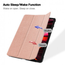 iLike "Tri-Fold Eco-Leather Stand Case Samsung Tab A9 / A11 8.7''" Rose Gold