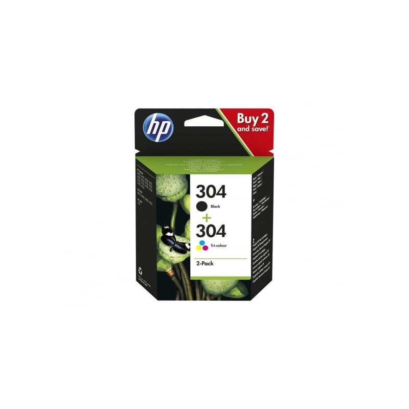 HP No. 304 Multipack Black / Tri-color 3JB05AE