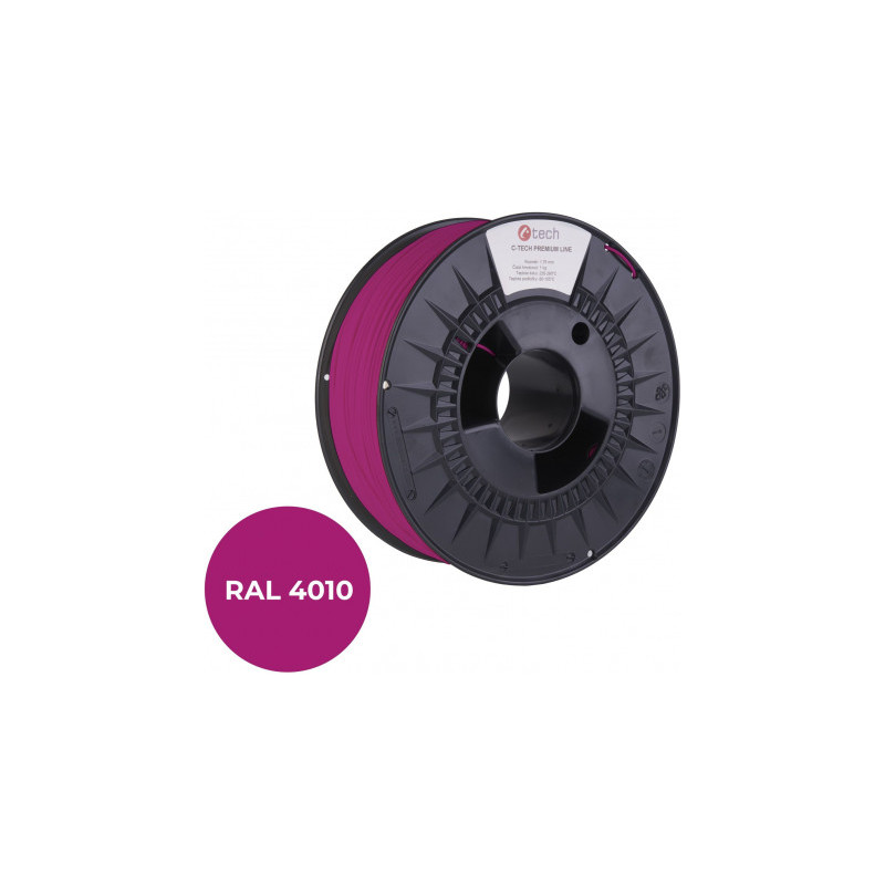 C-Tech Filament 3D Premium Line PETG RAL4010 1.75mm
