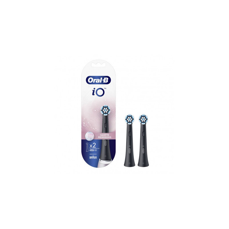 Oral-B O gentle cleaning set of 2, brush head (black)