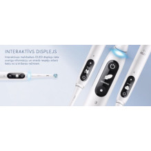 „Oral-B iO6“ serijos „Duo“ balta / rožinė smėlio spalvos