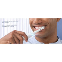 „Oral-B iO6“ serijos „Duo“ balta / rožinė smėlio spalvos