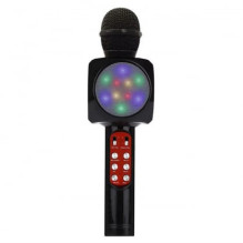 Riff WS-1816 16W karaoke BT mikrofonas su LED 360, juodas