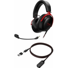 HyperX Cloud III juoda / raudona