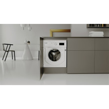 „Whirlpool BI WMWG 91485 EU“ skalbimo mašina-džiovyklė, įmontuojama, pakraunama per priekį, balta, D
