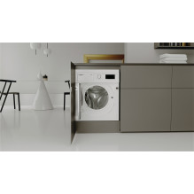 „Whirlpool BI WMWG 91485 EU“ skalbimo mašina-džiovyklė, įmontuojama, pakraunama per priekį, balta, D