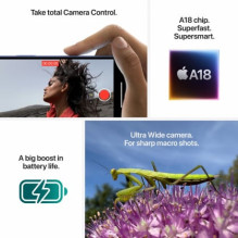 Apple iPhone 16 128GB žalsvai mėlynas