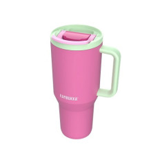 Termospuodelis su teleskopiniu šiaudeliu Kambukka Rio Tumbler 950ml Bubblegum Mint