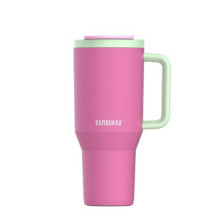 Termospuodelis su teleskopiniu šiaudeliu Kambukka Rio Tumbler 950ml Bubblegum Mint